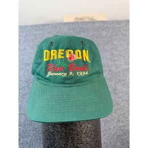 90s Oregon Ducks Rose Bowl 1995 Snapback Hat‎ Green Headmaster Cap
